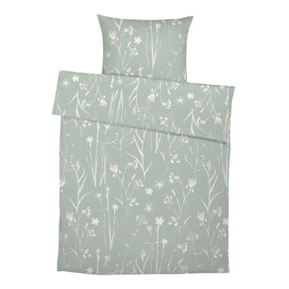 Bettwäsche „Grüne Wiese“ – Musselin oder Satin | OEKO‑Tex | Handgefertigt