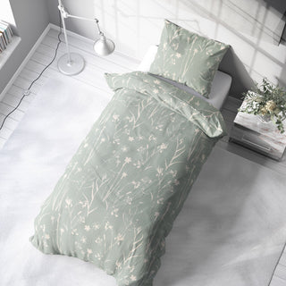 Bettwäsche „Grüne Wiese“ – Musselin oder Satin | OEKO‑Tex | Handgefertigt