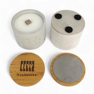 Fuego | Wachsfresser – Effizientes Kerzenrecycling | Beton | Echtholz