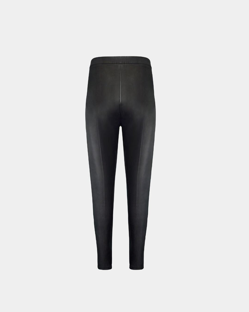 Pants Loren - Pineapple Leather Slim-Fit Vegan Elegant Women's Fashion — Ansicht 2