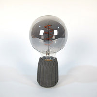 Violet Concrete Table Lamp – Dimmable, modern design, handmade — Ansicht 10