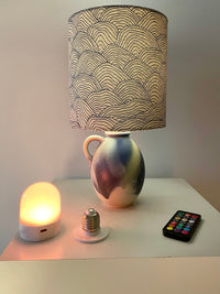 Kleine kabellose Lampe aus Original West Germany Vase — Ansicht 7