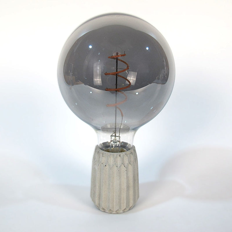 Violet Concrete Table Lamp – Dimmable, modern design, handmade — Ansicht 11