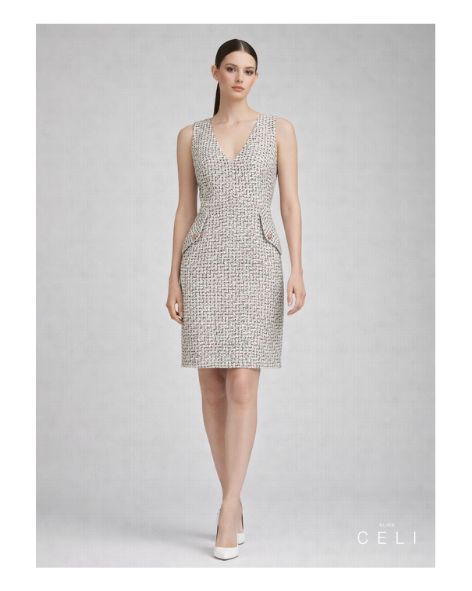 Kleid Laura – Bouclé Mini-Länge | Aline CELI | Elegant & nachhaltig