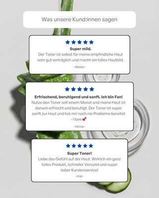 Aloe-Beautiful Toner | Intense hydration | With aloe vera &amp; cucumber extract