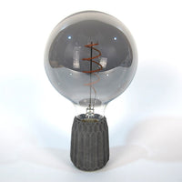 Violet Concrete Table Lamp – Dimmable, modern design, handmade — Ansicht 12
