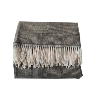 Villa Jade° Plaid – Weiches Alpakahaar | Natürlich | Langlebig