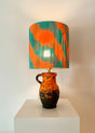 Kabellose Vasenlampe aus West German Pottery – Fat Lava Krug | Pop Weave Collection