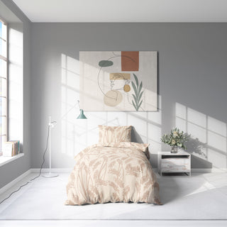 Bettwäsche „Pampas“ – OEKO‑Tex Baumwolle | Musselin/Satin | Handgefertigt