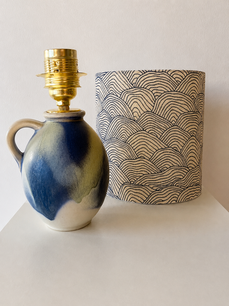Kleine kabellose Lampe aus Original West Germany Vase — Ansicht 4