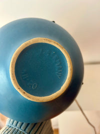 Seltene Fohr Vasenlampe – West German Pottery Fat Lava — Ansicht 9
