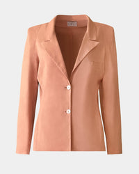 Women's Blazer in Organic Linen – Classic Tailoring | ALINE CELI — Ansicht 2