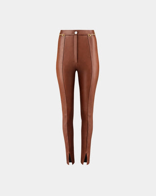 Loren trousers – pineapple leather | Slim fit | Vegan &amp; elegant