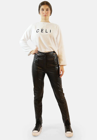 Hose Loren – Ananasleder | Slim-Fit | Vegan & elegant