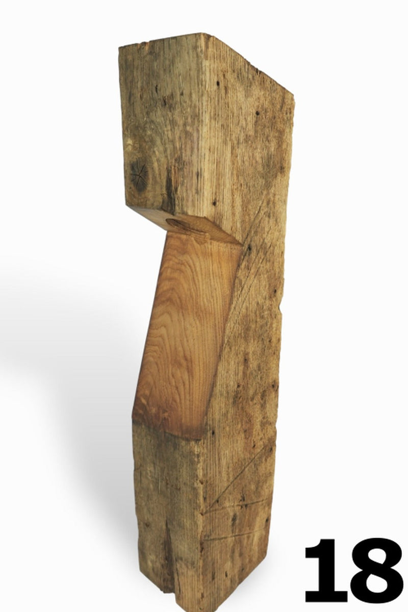 Nüri Path Light – Garden lamp handcrafted from reclaimed wood — Ansicht 37