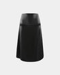 Midi skirt made of sustainable pineapple leather – Vegan – ALINE CELI