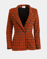 ALINE CELI Classic Tailoring Blazer Houndstooth Recycled Tailored — Ansicht 1