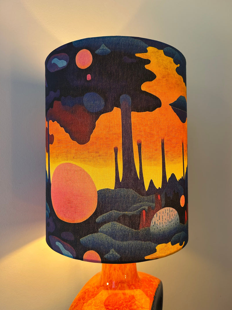 Pop Art Lampe PAN Keramik Space Age Schirm Cari Zalloni Goebel — Ansicht 9