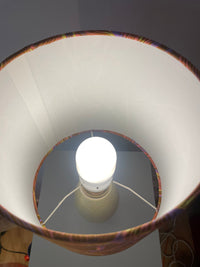 Scheurich Tischlampe aus den 50er Jahren. Upcycling, neuer Schirm, kabellos — Ansicht 5