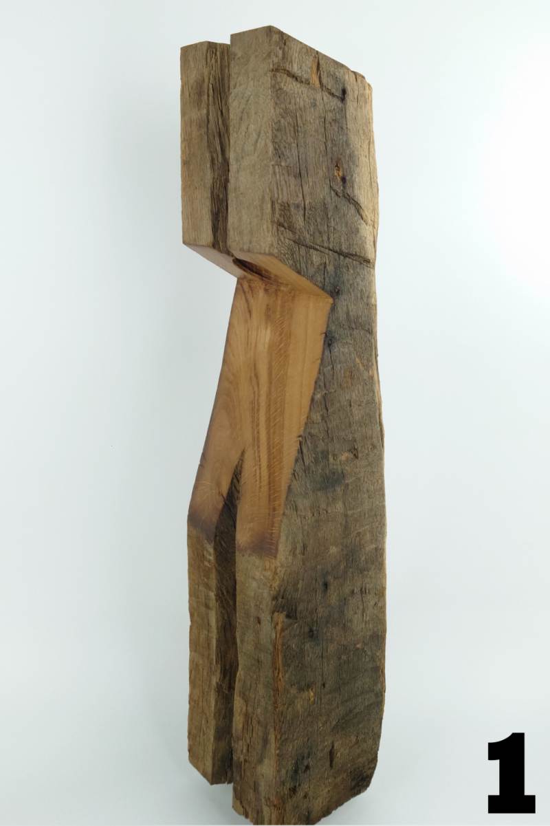 Nüri Path Light – Garden lamp handcrafted from reclaimed wood — Handworkz