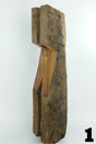 Nüri Path Light – Garden lamp handcrafted from reclaimed wood