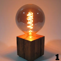 Skumring Bedside Lamp Oak Wood Handmade Dimmable — Ansicht 9