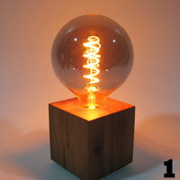 Skumring Bedside Lamp Oak Dimmable Handmade — Ansicht 13