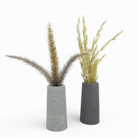Vaza Vase aus Beton – hochfester Beton, wasserdicht, Filzfüße — Ansicht 1