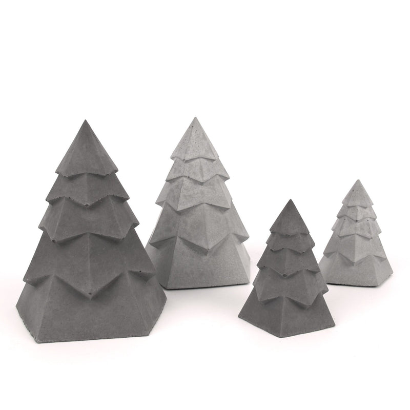 Kuusi Concrete Christmas Tree – Modern Decoration in Grey & Anthracite — Ansicht 1
