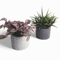 Tikko Blumentopf aus Beton Ø 10 cm mit Filzfüßen — Ansicht 1
