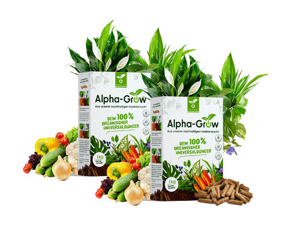 Twin Pack Alpha-Grow Universal Fertilizer – 100% Organic and Sustainable