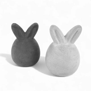 Ola Beton-Hasenohren – Beton | Grau & Anthrazit | Osterdekoration