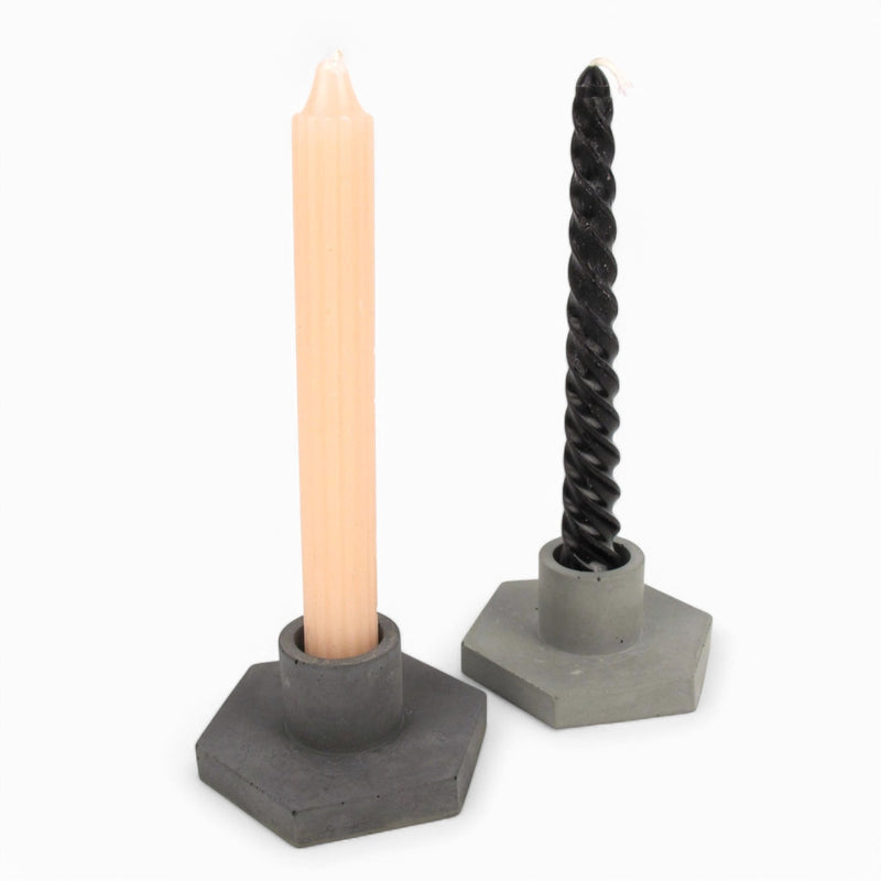 Shoek Concrete Candle Holder – Grey or Anthracite — Ansicht 1