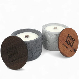 Palo | Wachsfresser Ø10cm aus Beton – Nachhaltig | Minimalistisch | Innovativ