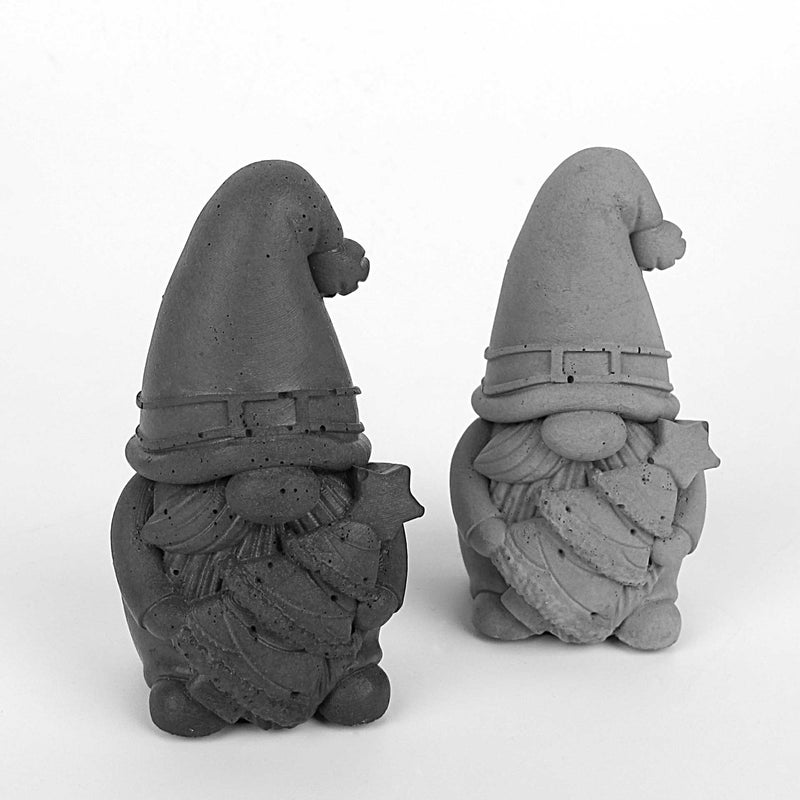 Knut the Concrete Gnome – Handmade, Grey or Anthracite — Ansicht 1