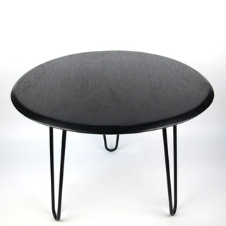 Coffee Table Made from a Wine Barrel Lid Ø53cm – Handmade & Sustainable