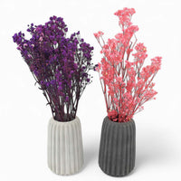 Wazon Betonvase Wasserdicht – Minimalistisches Design Grau oder Anthrazit — Ansicht 1