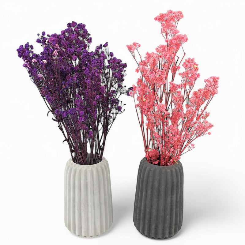 Wazon Betonvase Wasserdicht – Minimalistisches Design Grau oder Anthrazit — Ansicht 1