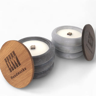 Fogo | Wax eater Ø10cm made of concrete – Sustainable | Stylish | Innovative