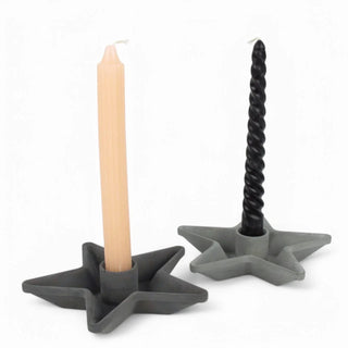Tähti | Kerzenständer in Sternform aus Beton – Festlich | Modern | Vielseitig