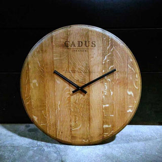 Viini Kello – Wanduhr aus Weinfassdeckel | Nachhaltig | Handgefertigt | Made in Germany