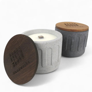 Vatra | Wachsfresser Ø10cm aus Beton – Nachhaltig | Stilvoll | Funktional