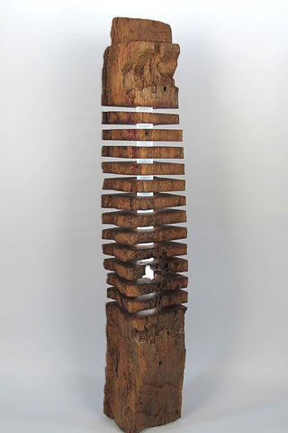 Torn 12 Stehlampe – Designerstück | recyceltes Holz | handgefertigt