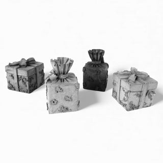 Jefte Betongeschenke Weihnachtsdeko – grau & anthrazit, wetterfest