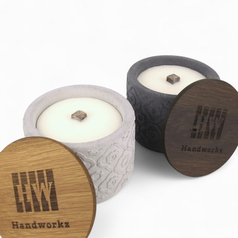 Wax Eater Tin Ø10cm made of Concrete – Minimalist & Sustainable — Ansicht 2