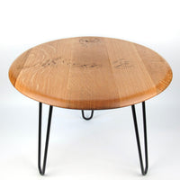 Couchtisch Rocaro Wine & Barrels Weinfassdeckel Ø53cm Handgefertigt Eichenholz — Ansicht 1