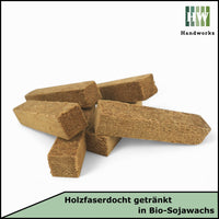 Dauerdocht für Wachsfresser Fuego – Holzfasern & Bio-Sojawachs — Ansicht 6