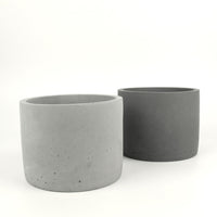 Betongefäß „Fuego“ Wasserdicht Innen & Außen 15×15×12 cm Grau Anthrazit — Ansicht 1