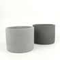 Betongefäß „Fuego“ Wasserdicht Innen & Außen 15×15×12 cm Grau Anthrazit