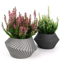 Keeri's Concrete Planter - Spiral Design, Watertight — Ansicht 1